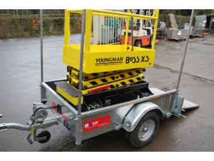 SU350 / SU550 Access Platform Trailer Youngman Boss X3 Scissor Lift 